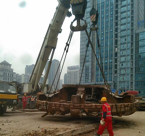 塘沟汽车吊盾构机